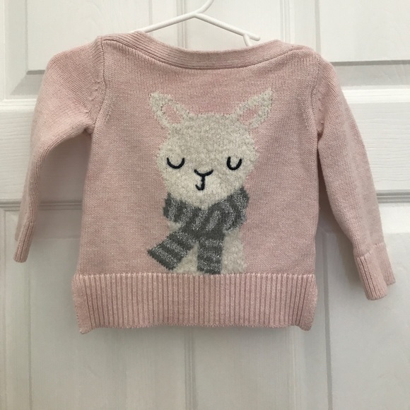 baby llama sweater