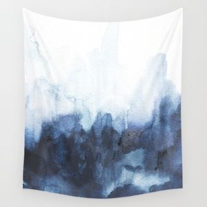 Society6 elegant watercolor tapestry