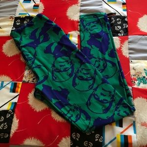 Lularoe Halloween Frankenstein Leggings OS