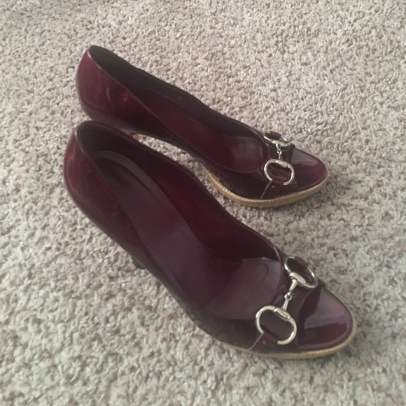 Gucci burgundy heels - Picture 2 of 5