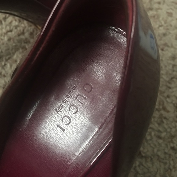 Gucci burgundy heels - Picture 3 of 5
