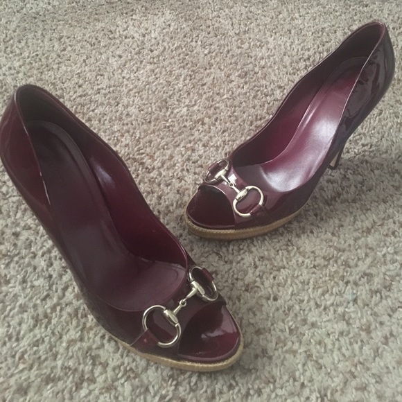 Gucci burgundy heels - Picture 5 of 5