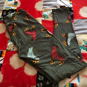 NWT Lularoe OS Roller Skate Leggings