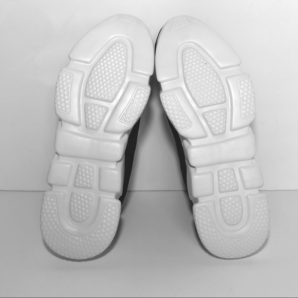 Womens Speed Trainer Flyknit Sock Sneaker BLACK - Picture 5 of 5