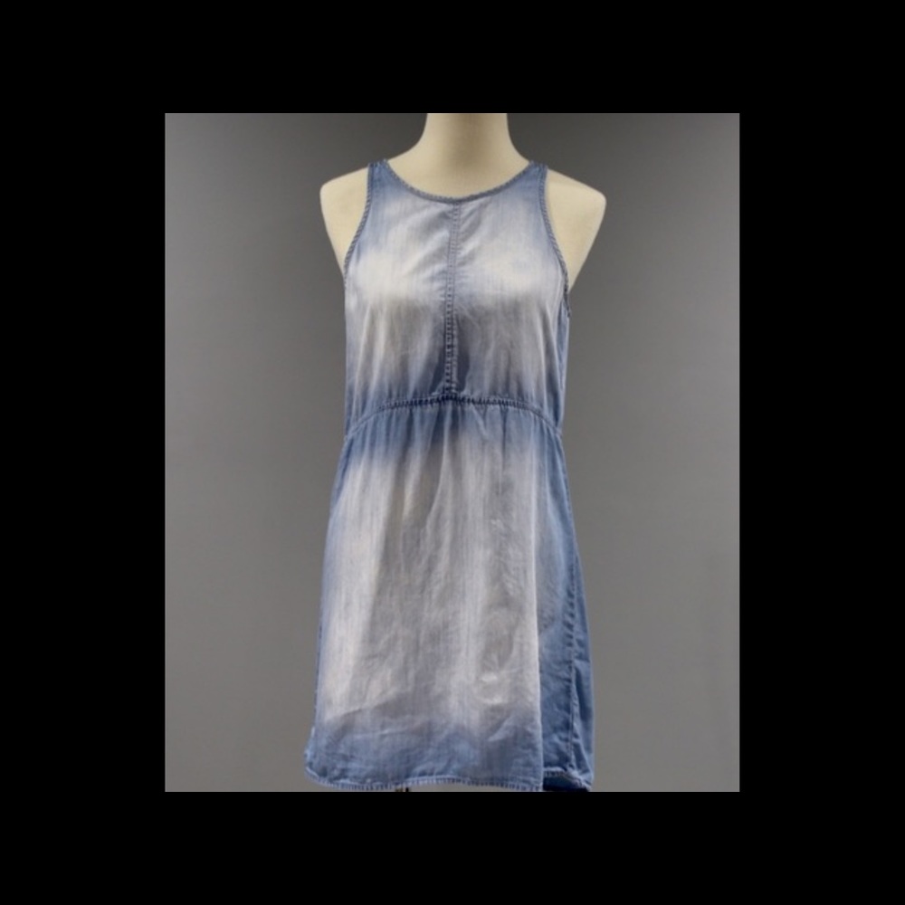 Anthropologie Cloth and Stone chambray denim dress
