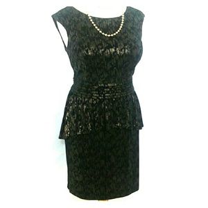 AGB Peplum Dress. NWOT
