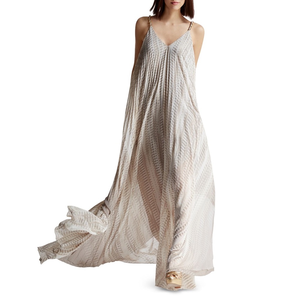 Halston Heritage Pleated Dress