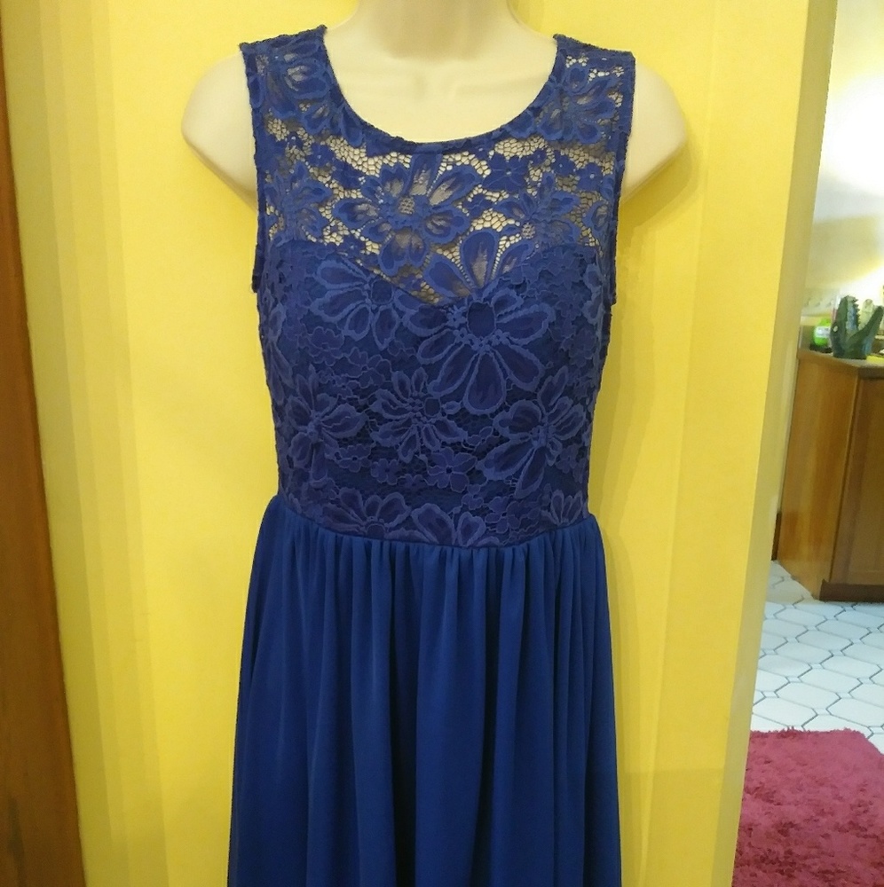Electric Blue party dress