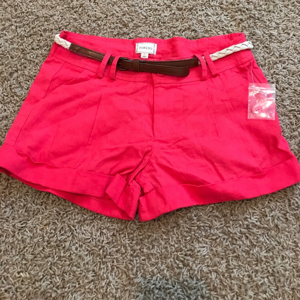 Coral shorts