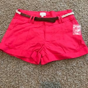 Coral shorts