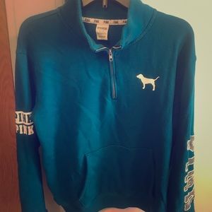 Teal PINK pullover
