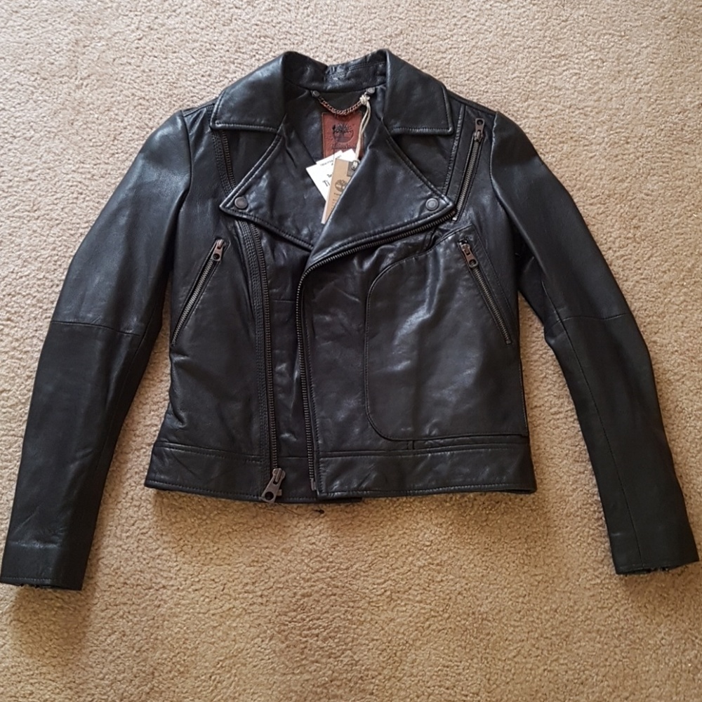 Timberland authentic 100% lambskin leather.nwt