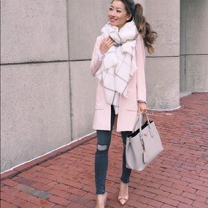 H&M Powder Pink Short Coat
