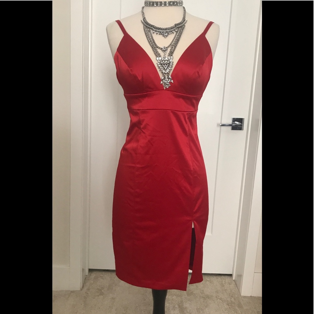 Guess red mini dress
