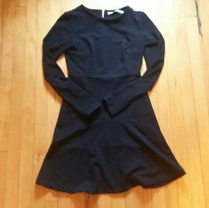 {Zara} Navy long sleeve dress