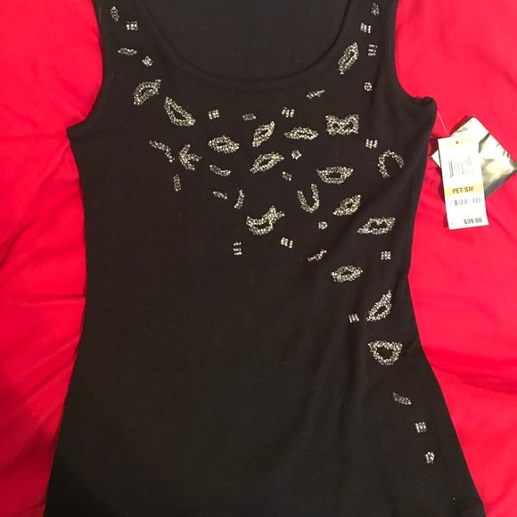 ❤️ ALFANI SMALL EMBROIDED TANK ❤️ - Picture 1 of 5