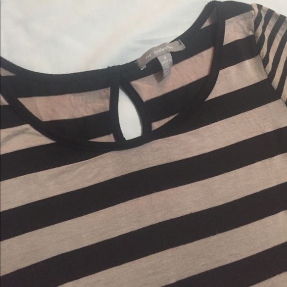 NY Collection, size S, tan/black high-low - Picture 3 of 3