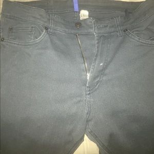 H&M Navy Skinny Pants 30