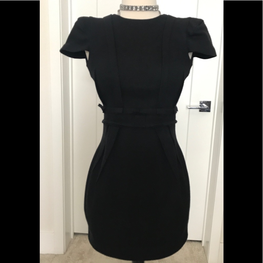 Markus lupfer cap sleeve mini dress