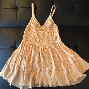 Free People floral tunic top