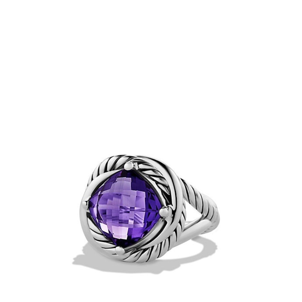David Yurman Amethyst Infinity Ring
