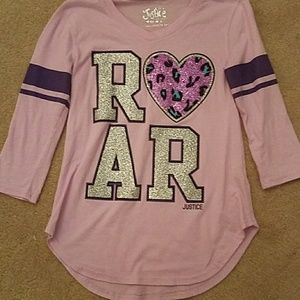 Justice size 8 top