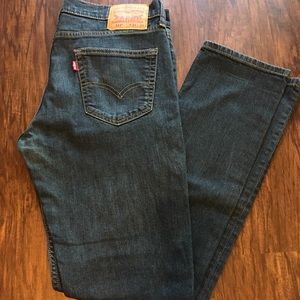 Men's dark wash Levi's 511 size 34/34