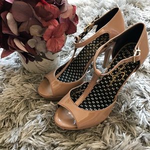 Jessica Simpson Nude T-Strap Platform Heels Jessica Simpson Nude T-Strap Platform Heels
