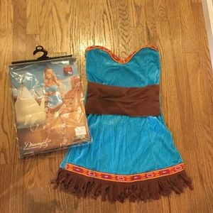 Sexy Native American costume dress and headband
