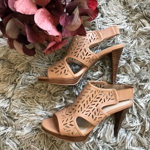 Adrienne Vittadini Open Toe Prism Heel Adrienne Vittadini Open Toe Prism Heel