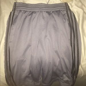 Adidas dark grey S striped shorts