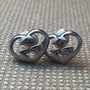 Gucci logo earrings