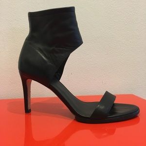 Vince leather zip up heels Vince leather zip up heels