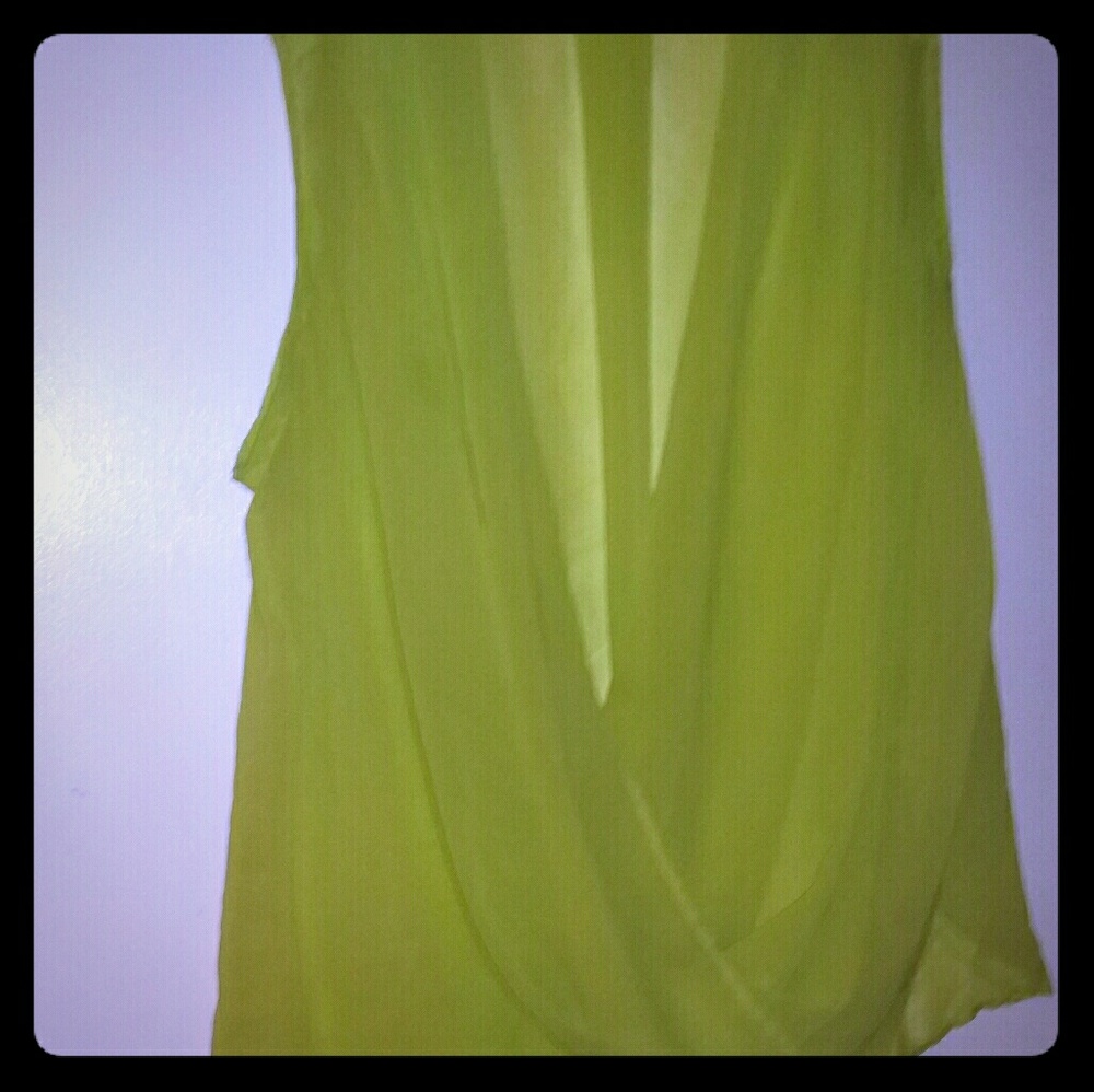 Sheer tank blouse