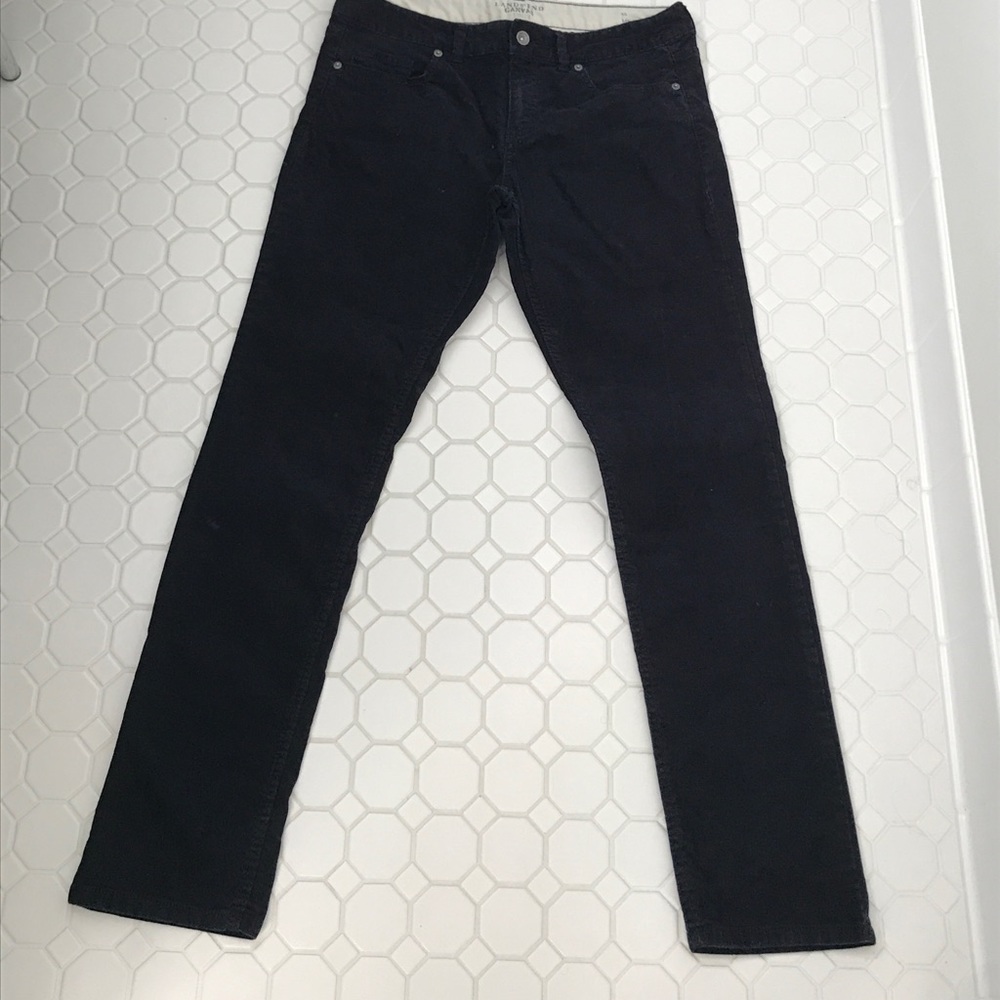 LANDS END canvas slim leg corduroy pants