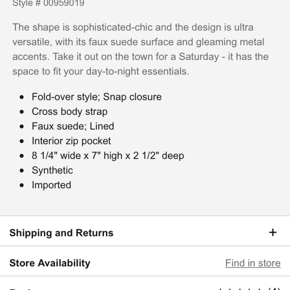 💥Sold💥 NWOT Express Bag - Picture 3 of 3