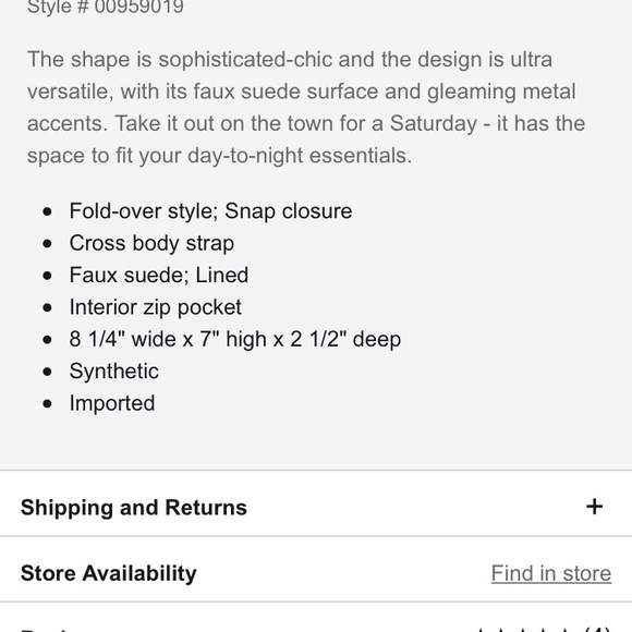 💥Sold💥 NWOT Express Bag - Picture 3 of 3