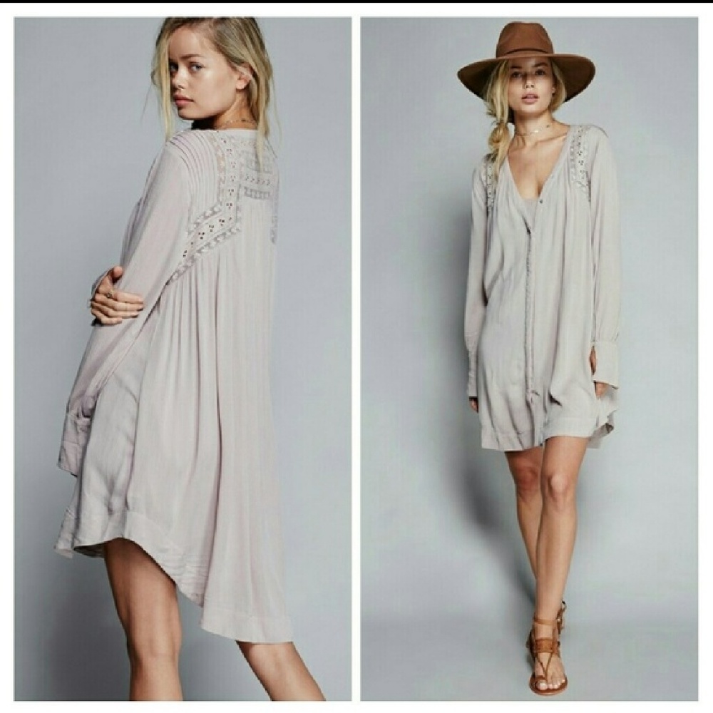 Free people Courtney's Victorian shirt dress