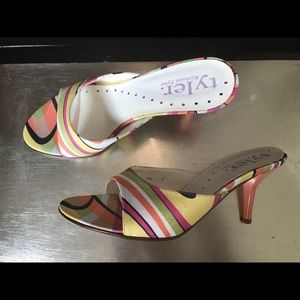 Richard Tyler Pucci Wave-Pattern Mules