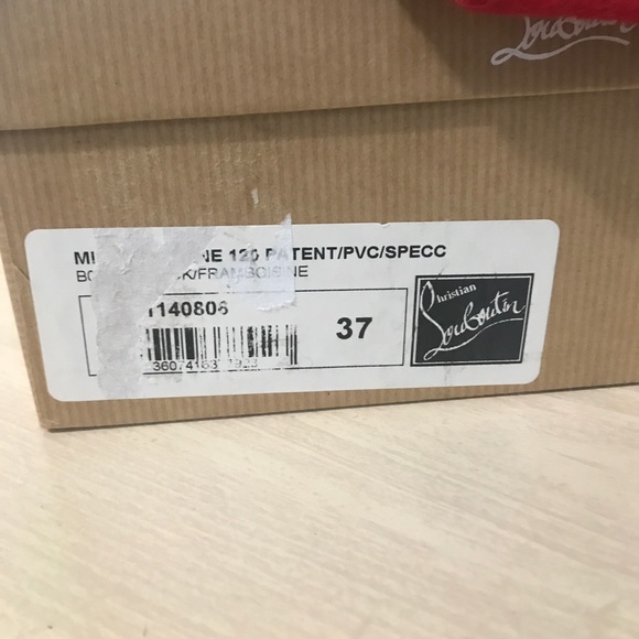 Christian louboutin, 120 patent/pvc/spec - Picture 7 of 8