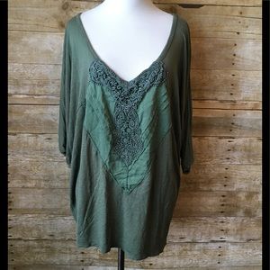 ๐๐ค Free people olive green tunic ๐๐ค Free people olive green tunic