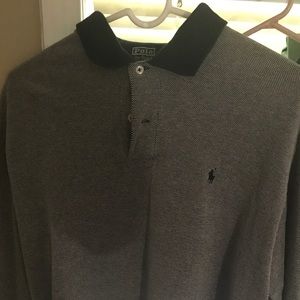 Long sleeve vintage polo size L. Good condition