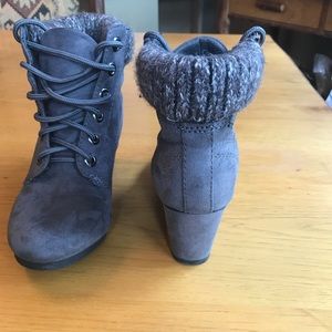 Wedge ankle boots