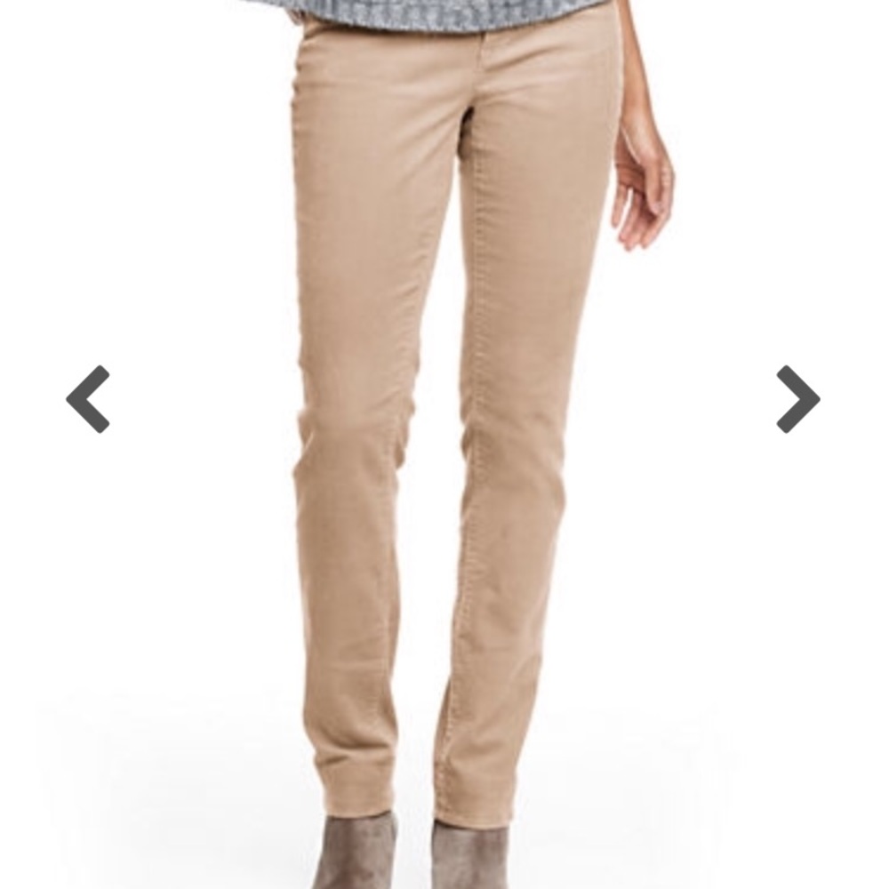 LANDS END canvas slim leg corduroy pants