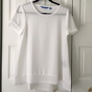 White Short Sleeve Blouse