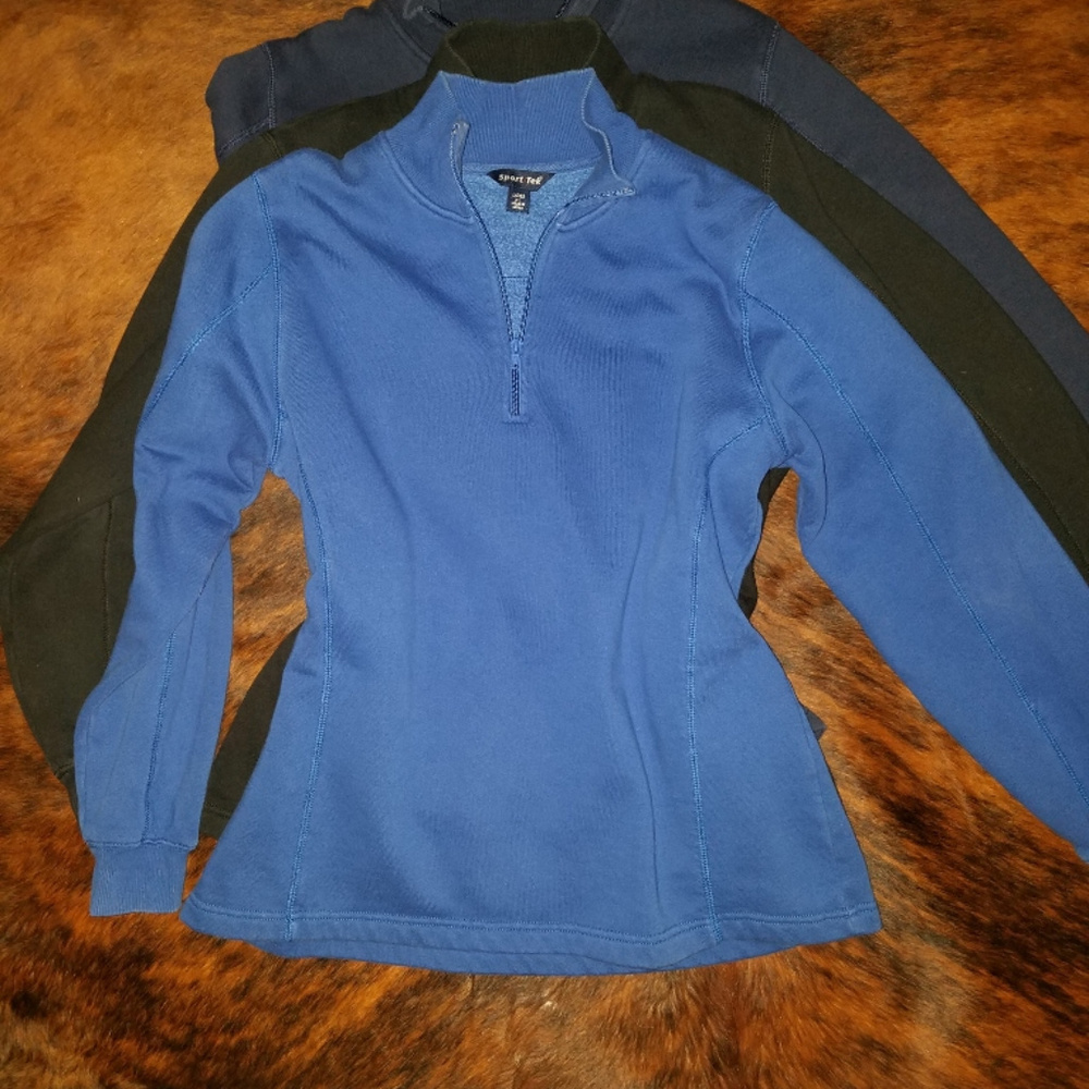 Sport-Tek 1/4 zip womens sweatshirts XL LOT OF 3