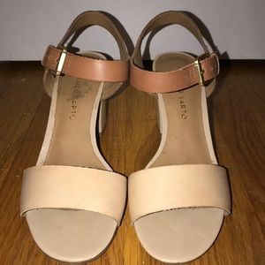 Multi colored wedge heels!!!