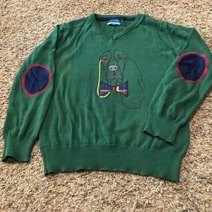Andy & Evan 7y sweater with dog