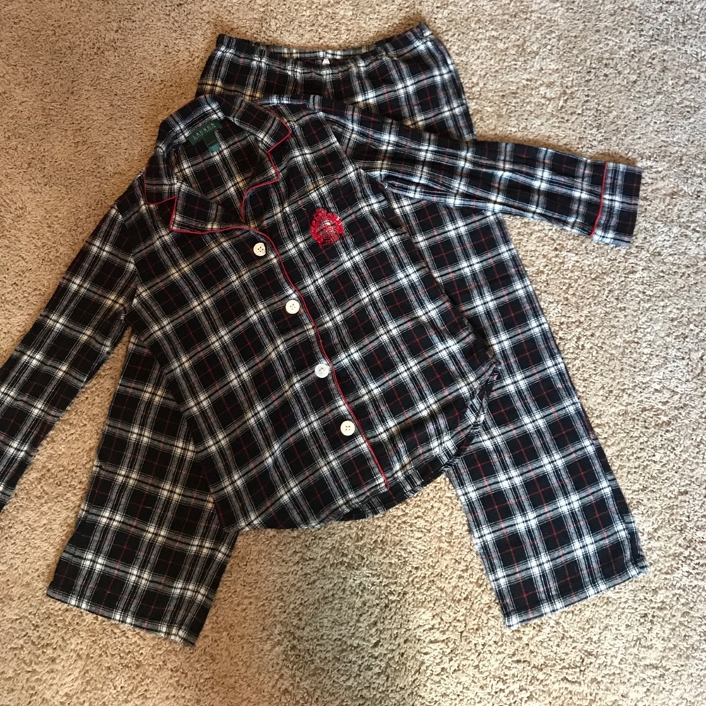 Ralph Lauren flannel pajama set