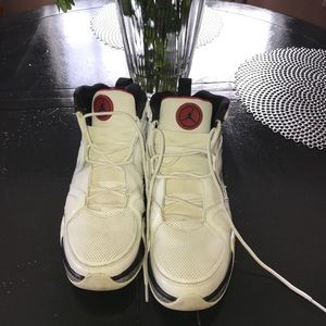 Air Jordan Ol School IV white varsity red black